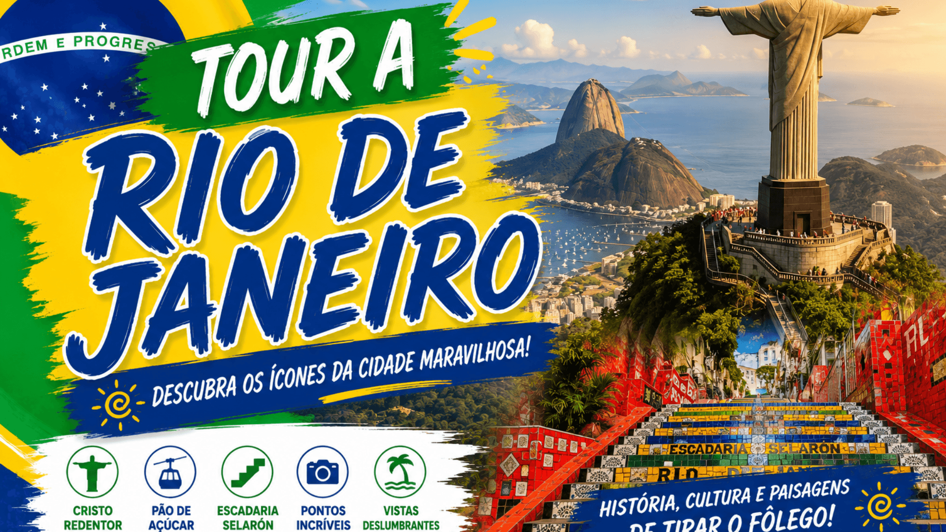 Tour Rio Economy — Cristo Redentor, Maracanã, Pão de Açúcar y city tour completo por Río de Janeiro